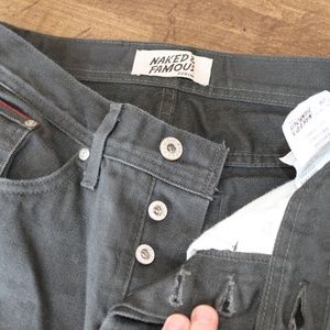 Naked and Famous Weird Guy Jeans (WORN ONCE)